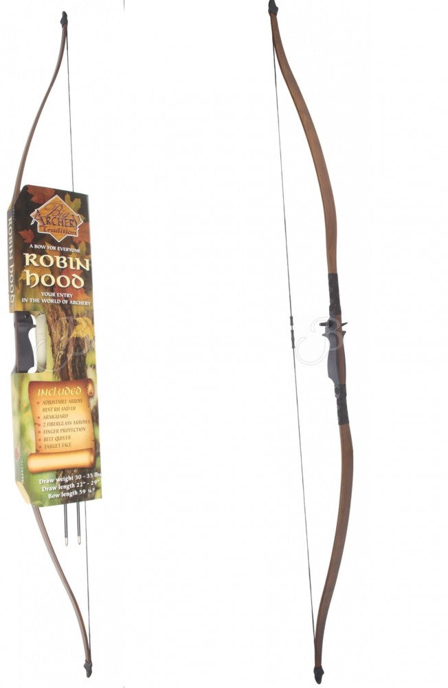 Recurve bow SET Robin Hood Big Tradition senior wood