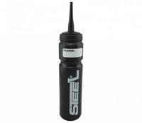 Steel Silver-Save drinking bottle for ice hockey 1l