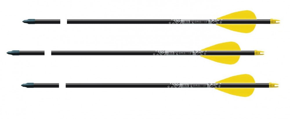 3 frecce in carbonio Easton Gamegetter XX75 Complete Field 340-500 Spine