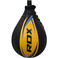 Boxbirne | Punching Ball Speed Leder S2 von RDX gelb