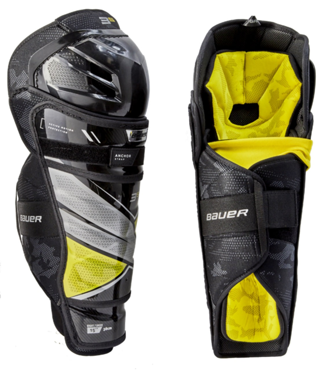Bauer leg protection shin guards Supreme 3S 13" Shin Guard knee pads