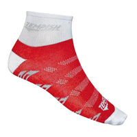 2 pairs of Tempish BIKE sports socks, jogging, biking, skating socks white-red 34-48