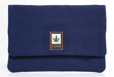 Tobacco pouch made of hemp - cotton Pure HF series blue