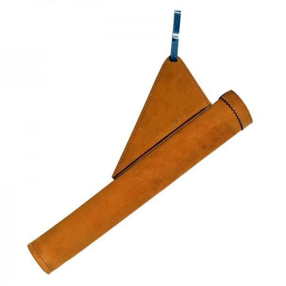 Side quiver made of suede, arrow quiver for archery 45x20 cm