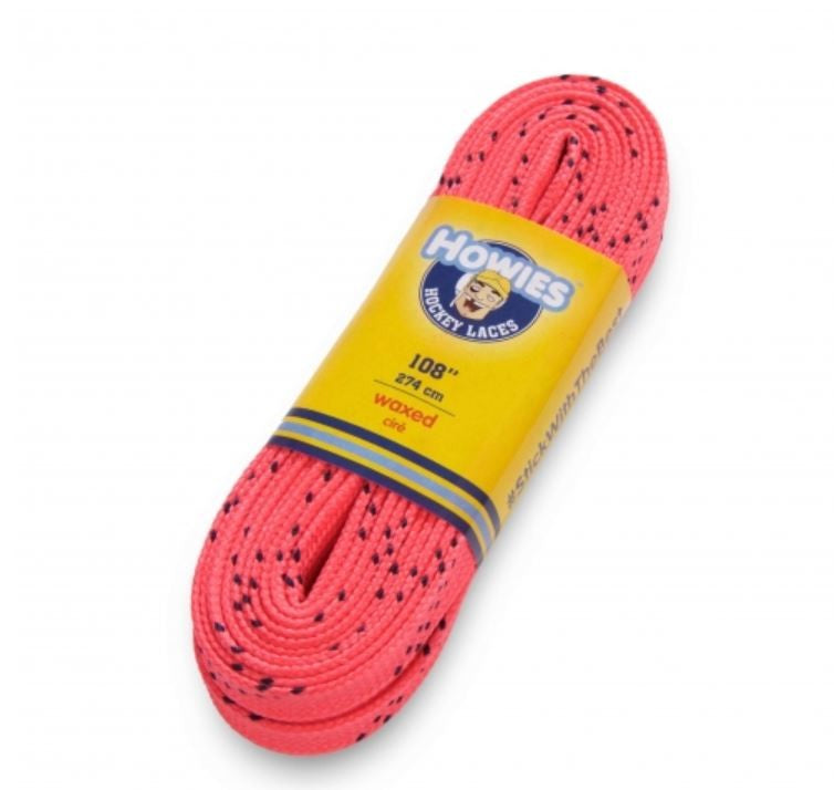 Howies colored Wax Molded Tip laces pink