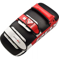 RDX T1 Curved Thai Kick pad Arti marziali avambraccio rosso