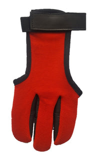 Archery gloves BLACK.BULLS Colore red S-XL