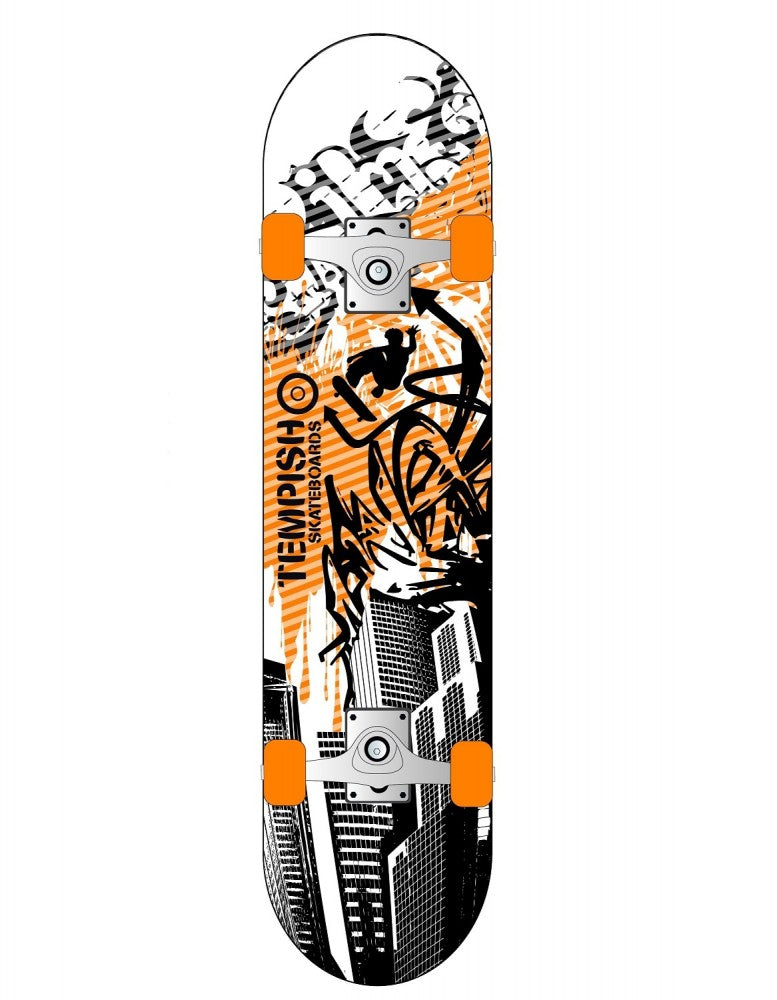 Skateboard STREET_BOSS C, junior complete board, 78x20 cm