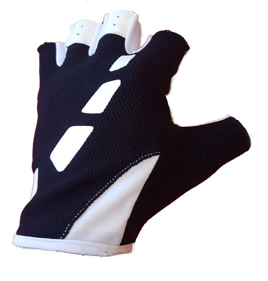 Bike gloves crekk, half finger gloves for cyclists S-XL mesh