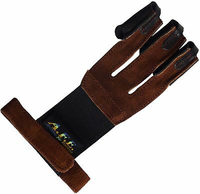 Bogensport Schießhandschuh, Bogenhandschuh, Fingerschutz Halona XL