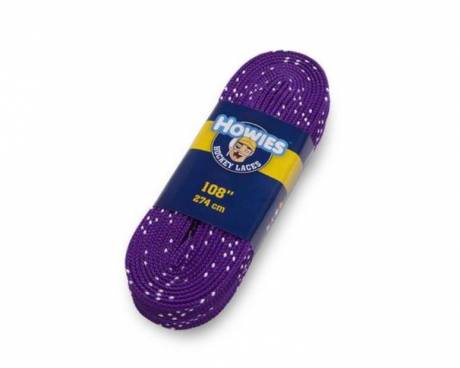 Howies colored Cloth Molded Tip laces purple
