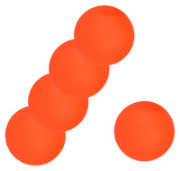 5x hockey ball medium hard field hockey orange 70g | inline hockey ball