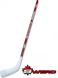 Bastone da hockey junior Swerd Bastone da hockey in ABS, hockey su ghiaccio 105 cm, curvo