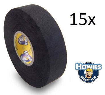 15x Howies nastro per hockey 1" 24yd, nastro per hockey su ghiaccio nero