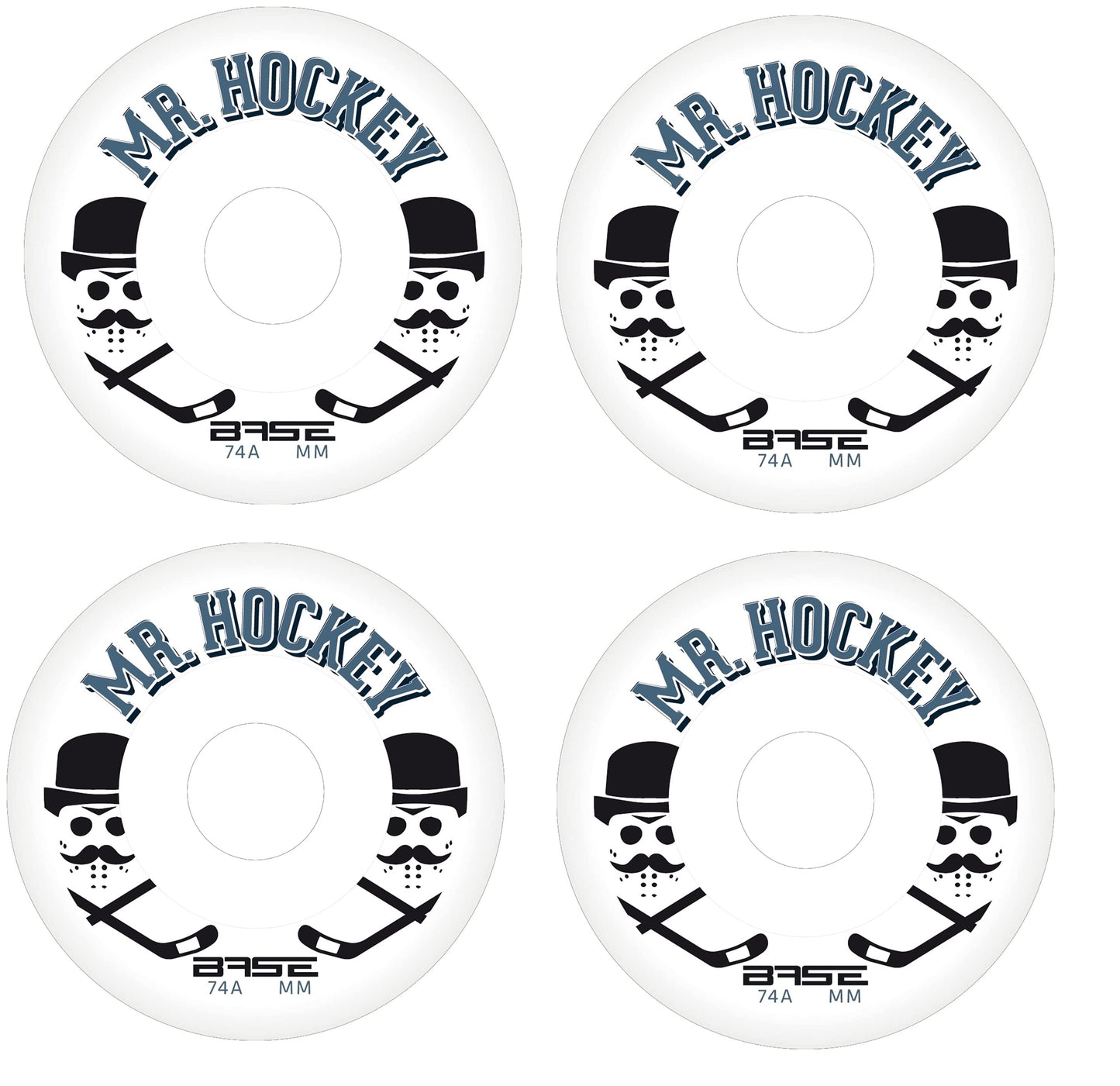 Base Mr. Hockey inline wheels inline hockey 74 A soft 59 mm