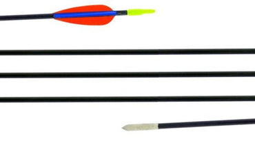 5 frecce sportive Halona superleggere, frecce in fibra di vetro da 28 pollici
