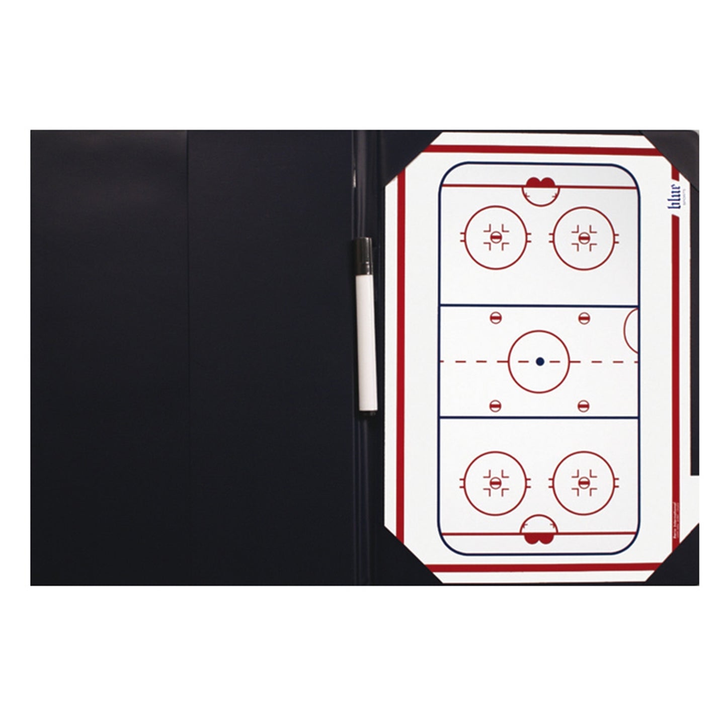 Blue Sports tactics board, tactics map DIN A4 ice hockey