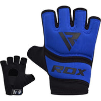 RDX Grappling Handschuh Gel X6 blau S-XL