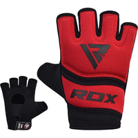 RDX Grappling Glove Gel X6 red S-XL