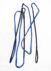 Corda Dacron Stringflex blu per archi ricurvi, 48-72 pollici in 10-12 fili