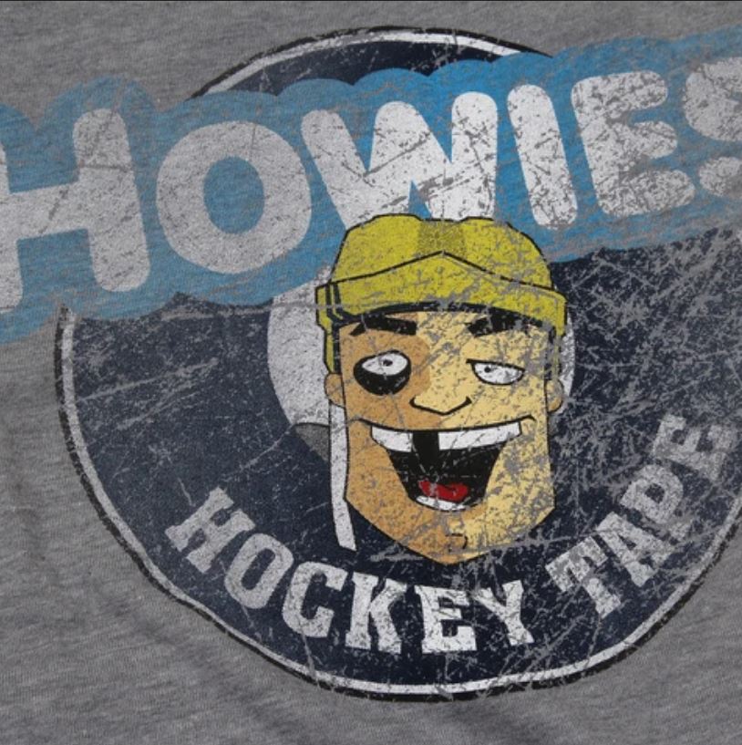 Felpa con cappuccio Howies Vintage Slim Fit - Oatmeal Hockey S-XXL