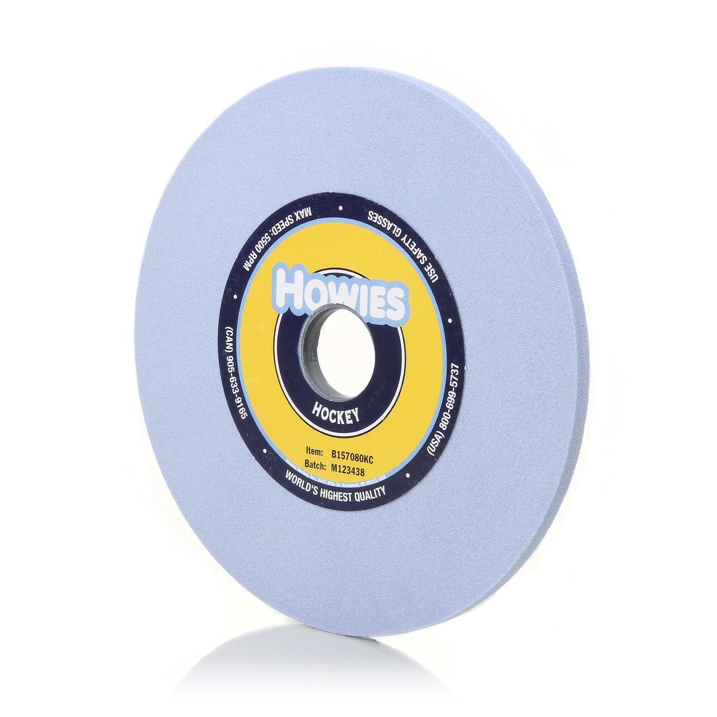 Howies skate sharpening wheel 8" Blue Sharpening Wheel