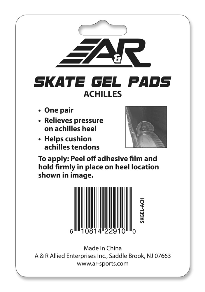 Skate gel pad insert for ice skates inline Achilles