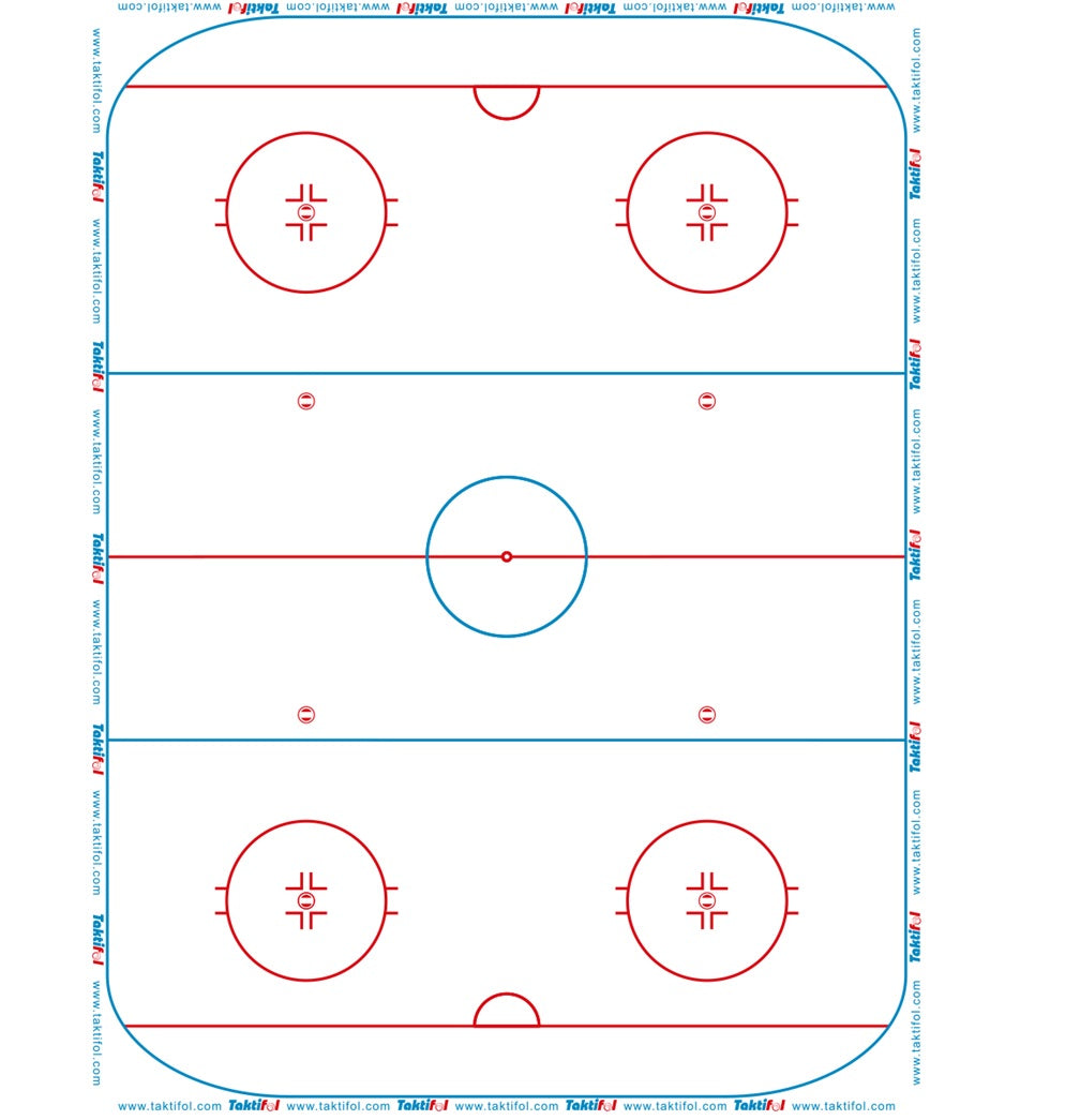 Taktifol Set Tactics Board Pro Hockey su ghiaccio 