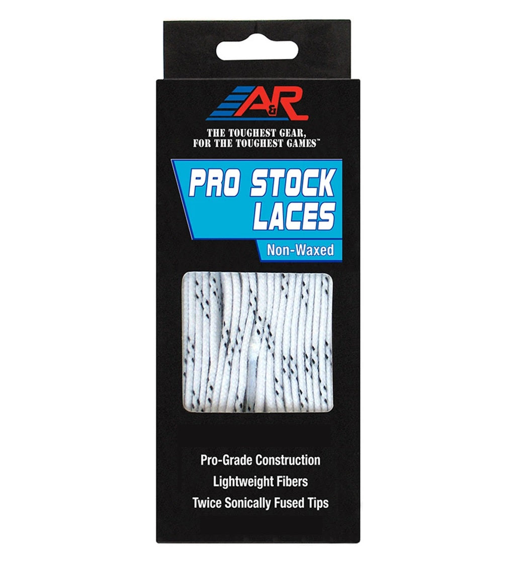 PRO-Stock A&amp;R Shoelaces Skate white 84-132 inch
