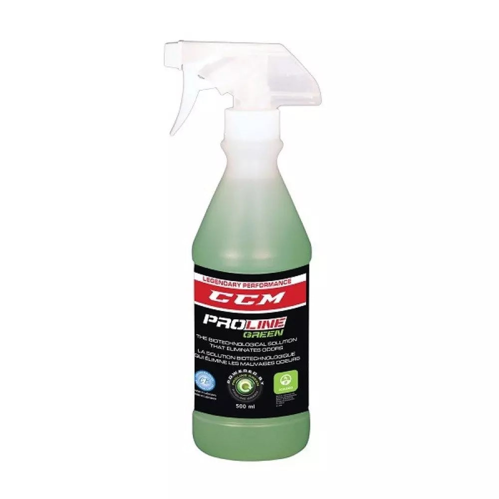 CCM Spray Anti-Odore Hockey su Ghiaccio Deodorante Proline Green Spray 500 ml