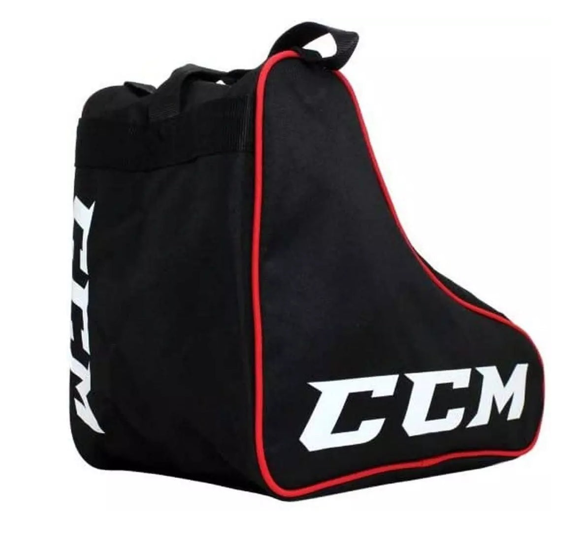 CCM Skate Bag Borsa per pattini da ghiaccio per pattini da ghiaccio nera/rossa