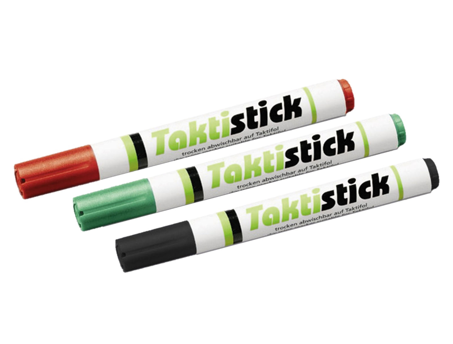 Pennarello stick tattico per tabellone tattico e tabellone allenatore nero, rosso, verde