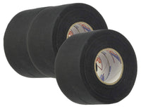 6x Nastro per hockey su ghiaccio 1"x20 Yd nero 6PK Nastro per hockey nero 