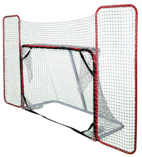 Porta da hockey 188x129cm con rete di sicurezza 302x175cm, bersaglio per porta da hockey besthockey