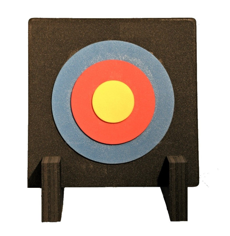 Bogensport Zielscheibe mit Ständer 80x7 cm bis 45 lbs inkl. FITA Auflage