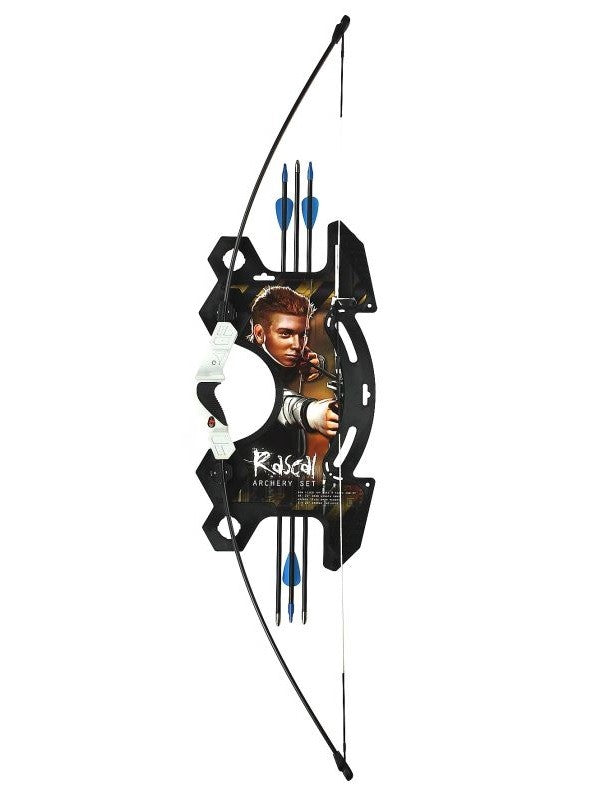 SET arco sportivo Mybo Rascal con frecce 15 lbs dx/sx, arco e freccia