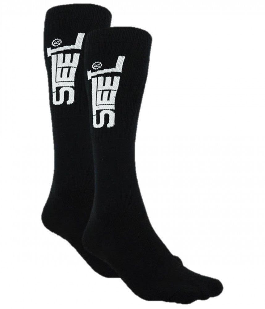 Ice hockey socks Steel black long senior