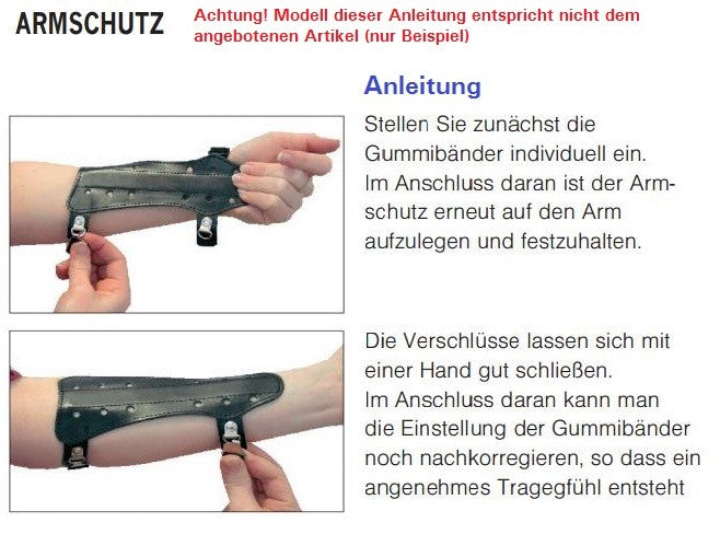 Armschutz f. Kinder Bogenschießen, Kinderarmschutz Pro schwarz