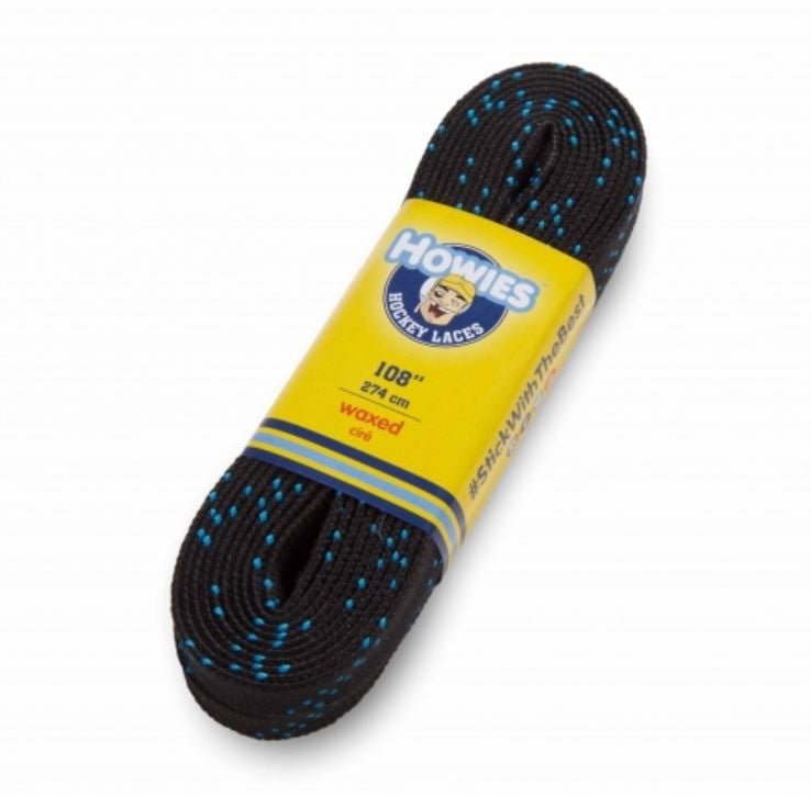Howies Pro Waxed Molded Tip Laces black