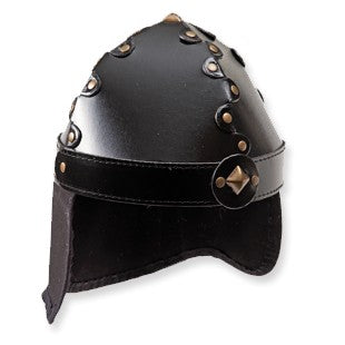Knight helmet with neck protection jute - knight helmet