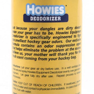 Howies deodorant spray for ice hockey equipment