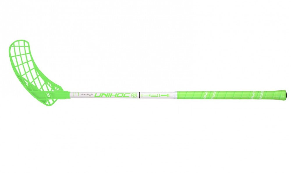 Floorballschläger junior Youngster 36 neon grün/weiss 70cm