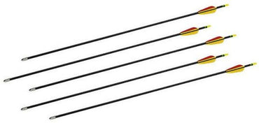 5 frecce sportive in fibra di vetro, 28 pollici, EZ-POELONG con punta, gioventù