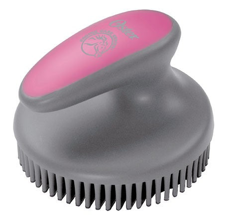 Oster rubber nub curry comb, curry comb for horses pink