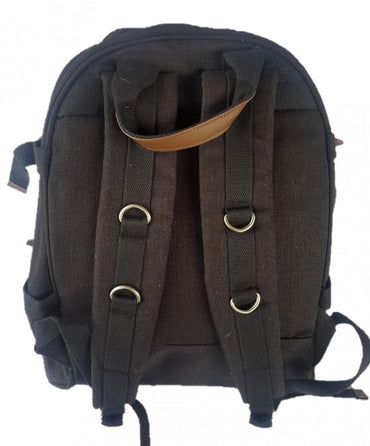 Backpack HF-0016 Pure Hemp black