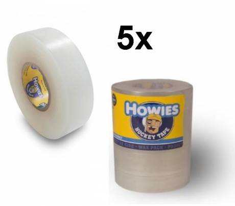 5x Pak Howie's Shine Tape clear 1"x18m