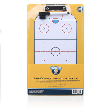 Howies Coach Board small, lavagna tattica per hockey su ghiaccio 25x40 cm