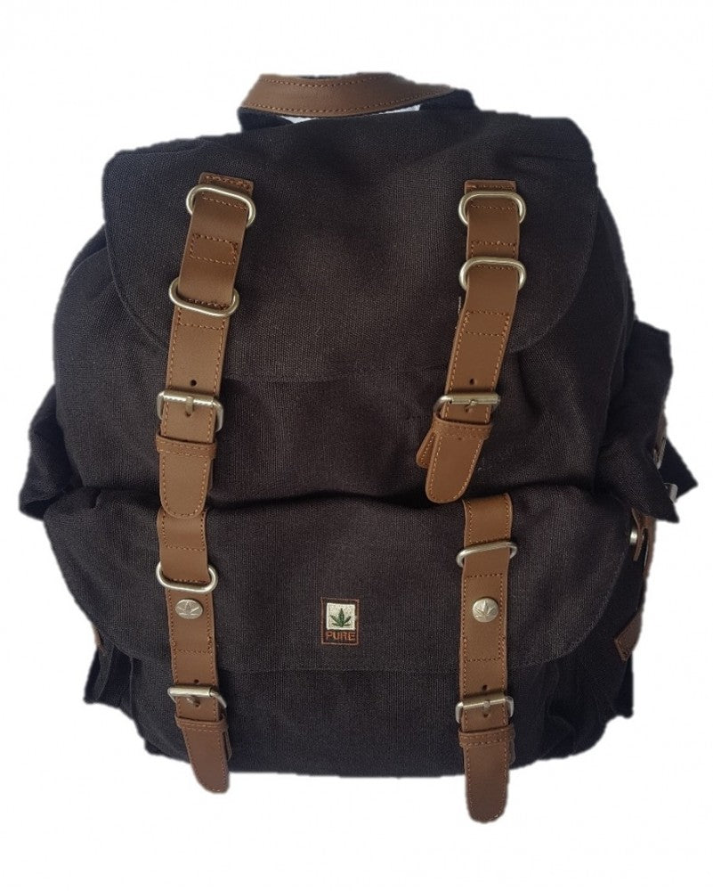 Backpack HF-0016 Pure Hemp black