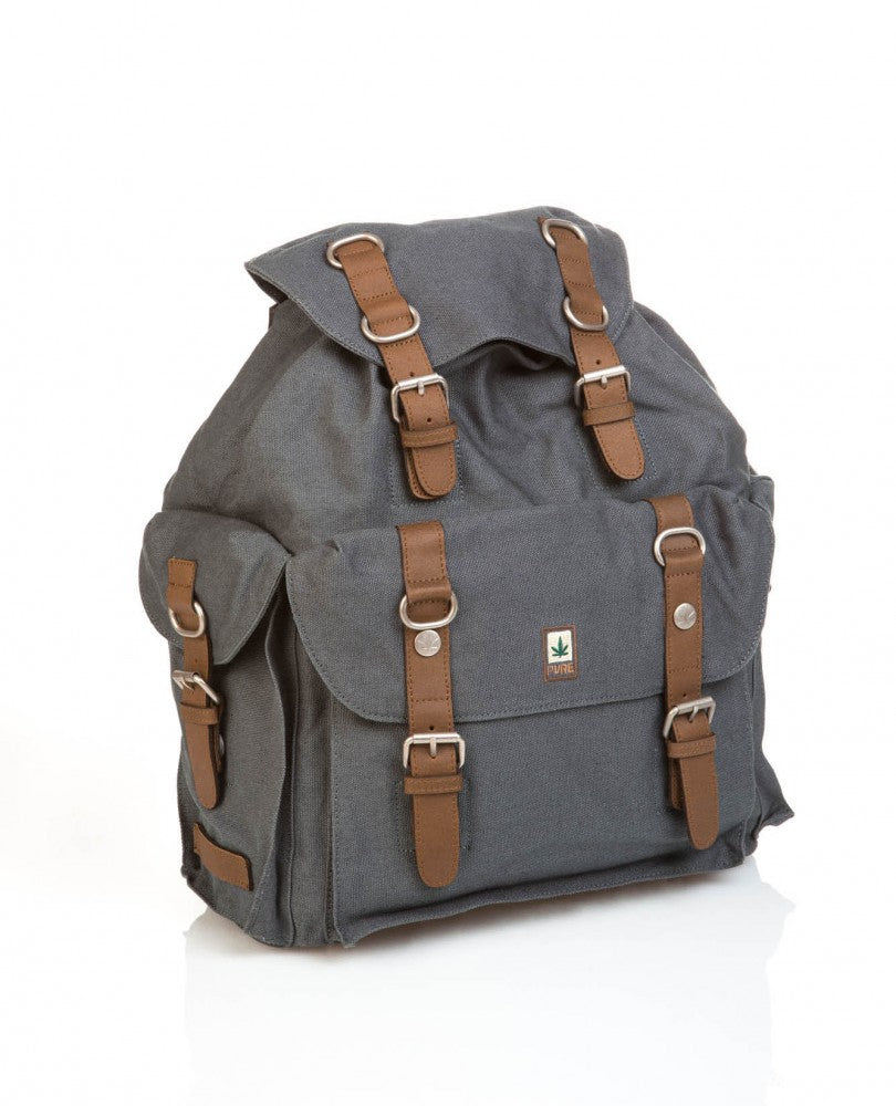 Backpack HF-0016 Pure Hemp grey