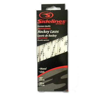Waxed laces for ice hockey skates 244-305 cm
